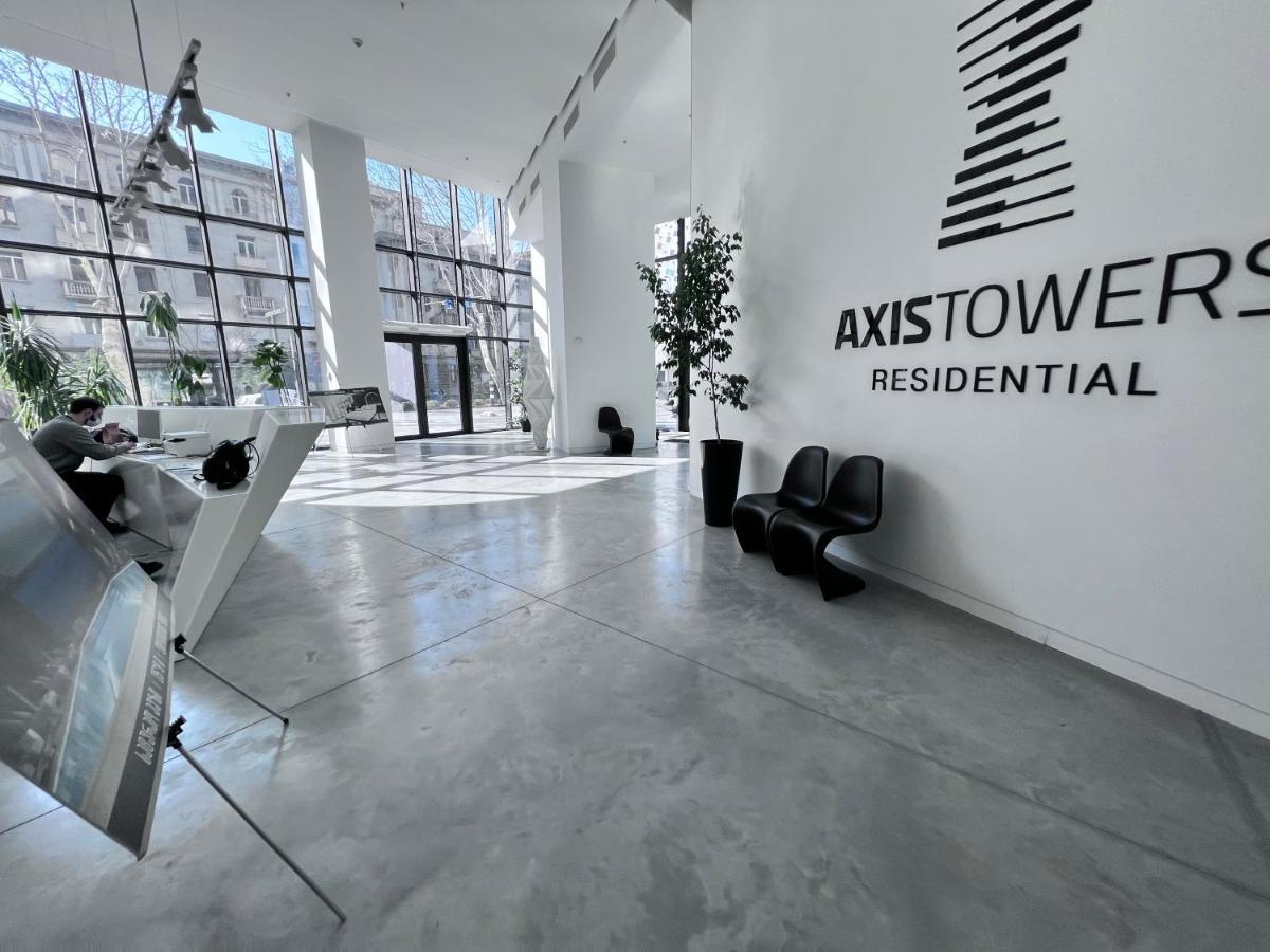 Apartment In Axis Towers, Tbilisi Business Center Luaran gambar